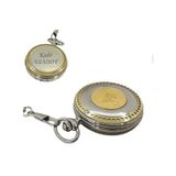 Çılgıntrend Osmanlı Tuğra Kabartmalı İsim Yazılabilir 47 MM Retro Köstekli Cep Saati