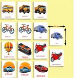 çılgıntrend Zeka Kartları Eşleştirme Oyunu Araçlar Ahşap Eğitici Puzzle Oyun
