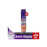 Cillit Bang Aktif Köpük Geniş Yüzeylere Özel Duş Ve Küvet Yağ Ve Kireç Çözücü Sprey 600 ml X 2