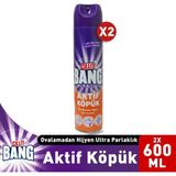 Cillit Bang Aktif Köpük Sprey Yüzey Temizleyici 2 X 600 ml Güçlü Temizlik Özelliği ile Etkili