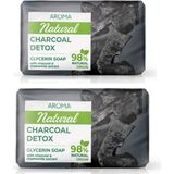 Çilt Sabunu Aroma Natural Elementler Kömür Detoks 2 x 100 gr