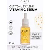 Cilt Tonu Eşitleyen, Leke Karşıtı, Aydınlatıcı, Hyalüronik Asit Destekli, C Vitamini Serum 30 ml