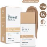 Cilt Tonu Eşitleyici & Leke Karşıtı Serum Fondöten Spf 50+, 30 ml – Orta / Koyu Ton