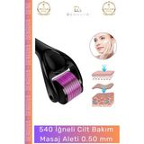 #Ciltbakım Titanyum İğneli Derma Roller Cilt Bakım 540 İğne Anti Aging Yenileme Masaj Aleti 0,50 Mm