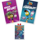 Ciltli Kral Şakir Mikr.p Avcıları (2 Kitap) +Yapay Zeka ve Arkadaşları Üç Boyutlu Yazıcı Iyi Ki Var - Kitap Seti