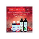 Cilton Argan & Keratin Şam.ısırgan& Keratinli Şam.lavantalı Ve Çilekli Duş Jeli Seti
