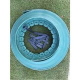 Çim Ayırıcı 5 Metre Çim Sınırlayıcı Taş Toprak Ayıracı Çim Taş Toprak Bariyeri - Ahşap - 0,7 - 1,3 cm