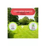 Çim Ekim Paketi 5 Kg Çim Tohumu 5 Kg Çim Bakım Gübresi Seti