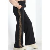 Çımalı Geniş Paça Eşofman Altı Siyahleo - 20195.1250. - 2XL
