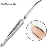 Cımbız Protez Tırnak Nail Art Jel Manikür Sıkiştirma Cımbızı ; Ters Kavisli Lehimleme Cımbız