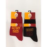 Çimpa Galatasaray Lisanslı Orta Konç Çorap - 41 - 44 - Kırmızı