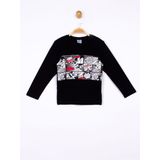 Çimpa MC18356 Siyah Mickey Uzun Kol Sweatshirt