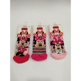 Çimpa Mınıe Mouse 2776 Lisanslı Kız Çocuk Patik Çorap 3'lü - 19 - 22 - Renkli
