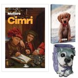 Cimri - Moliere ve Dekoratif Köpek Kalemlik - Masum Köpek Planlama Defteri