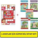 Cin Ali Yayınları 1. Sınıf Bil Bul Eğlen+Keloğlan 5'li Hikaye Kitabı Seti (Ciltli)