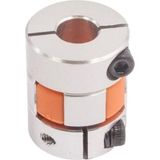 Çin KAP-808E ,M20X25MM Delik 8/8mm Alüminyum Esnek Kaplin - Gri
