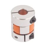 Çin Kap-808e ,m20x25mm Delik 8/8mm Alüminyum Esnek Kaplin