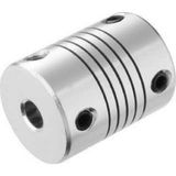 Çin KAP-810E ,M19X24MM Delik 8/10MM Alüminyum Esnek Kaplin - Gri