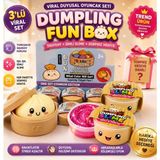 Çin Mantısı Squishy Slime Seti | Viral Duyusal Oyuncak Paketi + Sürpriz Hediye