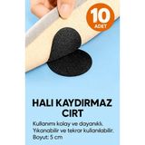 Cina Max 10 Adet Halı Kilim Sabitleyici Koltuk Örtüsü Sabitleyici Kaydırmaz Yapışkanlı Cırt Bant