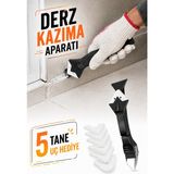 Cina Max Derz Kazıma Aparatı 5 Uçlu Derz Temizleme Sökme Kazıma Aleti Fayans Derz Temizleyici