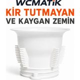 Cina Max Wcmatik Alaturka Tuvalet Koku Önleyici Kapak | Kir Tutmayan Özel Kapak | Klozet ve Alaturka Wc Gider Kapağı | Sıçrama Önleyici | Beyaz