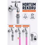 CinaMax 1/2' Hortum Rekoru Dıştan Dişli Musluk Bağlantı Aparatı Bahçe Sulama Hortum Ucu