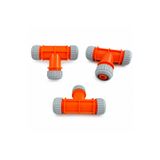 Cinamax Lüks T Hortum Eki 1/2'' 3 Yollu Bahçe Sulama Hortum Bağlantı Aparatı T Adaptör