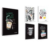 Çınar 55145 Coffee 17x24 120 Yaprak Kareli Sert Kapak Defter