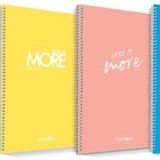 Çınar 72206 20x28 Minimal Spiralli PP Kapak 72 Yaprak Düz Defter