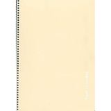 Çınar A4 72 Yaprak Kareli PP Kapak Pastel Krem Spiralli Defter