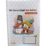 Çınar A5 Dik 40 Yp Çizgili Defter 24013-Kardan Adam