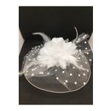 Çınar Aksesuar Nikah şapkası - Nikah Kepi - (orta boy) - Kırık Beyaz