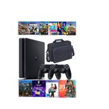 Çınar Bilişim Dünyası Ps4 500 Gb Slim Kasa 10 Oyunlu 2 Adet V2 + Taşıma Çantası Kol Ürün 12 Ay Garanti