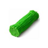 Çınar Çiçekçilik & Malzeme 100 Adet 8mm Çimen Yeşil Şönil 30cm, Tüylü Peluş Kadife Tel, El İşi, Çiçek, Hediye, Süsleme, Okul, Etkinlik