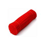 Çınar Çiçekçilik & Malzeme 100 Adet 8mm Kırmızı Şönil 30cm, Tüylü Peluş Kadife Tel, El İşi, Çiçek, Hediye, Süsleme, Okul, Etkinlik