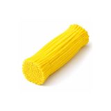Çınar Çiçekçilik & Malzeme 100 Adet 8mm Koyu Sarı Şönil 30cm, Tüylü Peluş Kadife Tel, El İşi, Çiçek, Hediye, Süsleme, Okul, Etkinlik
