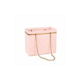 Çınar Çiçekçilik & Malzeme PREMİUM PEMBE ZİNCİRLİ ÇİÇEK ÇANTASI