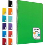 Çınar Colormaxi Plastik Kapak 17x24 cm 96 Yaprak Çizgisiz 96/0 12'li Spiralli Defter