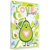 Çınar Defter A4 Okul Defteri 60 Yaprak Çizgili Avakado Desenli