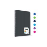 ÇINAR DEFTER Colormaxi Plastik Kapak 120 Yaprak Çizgili Spiralli A4 Defter