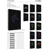 Çınar Defter Freestyle Pp Kapak A4 Spiralli 60 Yaprak Çizgili Defter 12'li Paket