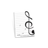ÇINAR DEFTER Jazz Müzik Defteri Sol Anahtarlı Spiralli Plastik Kapak 30 Yaprak