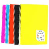 Çınar Defter Okul Colormaxi Spiralli Plastik Kapak A4 96 Yaprak Kareli Defter