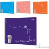 Çınar Dizayn Çınar Spiralli Plastik Kapaklı Resim Defteri Pastel Renk 25 Yp 24X34 cm Ölçüler 33006