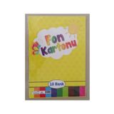ÇINAR DİZAYN Fon Kartonu 10 Renk Karışık 24X34 Cm
