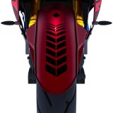 Çınar Extreme 2 Adet Sport Motosiklet Çamurluk Jet Siyah Kask Sticker