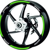 Çınar Extreme Double Stripe Floresan Yeşil Jant Şeridi Sticker