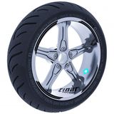Çınar Extreme Double Stripe Tasarımlı Jet Siyah Jant Şeridi Sticker