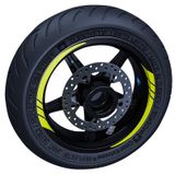 Çınar Extreme Floresan Sarı Moto GP İç Jant Şeridi Sticker